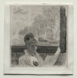 Fiatal nő. alkotó: Félicien Rops