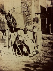Album Damas et Baalbek: Szíriai borbély alkotó: Félix Bonfils