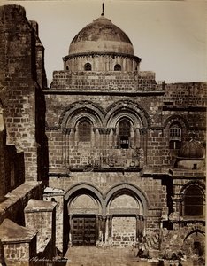 Album Palesztina 1887: a jeruzsálemi Szent Sír-bazilika alkotó: Félix Bonfils