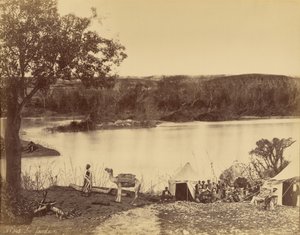 Le Jourdain [A Jordán folyó] alkotó: Félix Bonfils