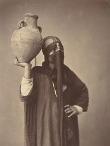Vízszállító Kairóban alkotó: Félix Bonfils