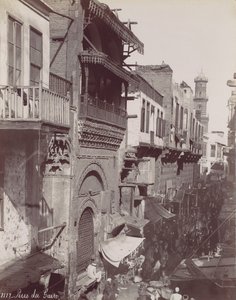 Kairó utca, 1870-es évek. alkotó: Félix Bonfils