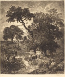Este alkotó: Félix Bracquemond after Théodore Rousseau