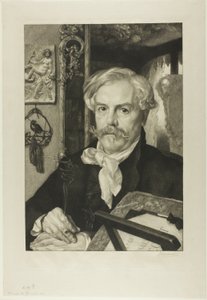 Edmond de Goncourt portréja alkotó: Félix Henri Bracquemond