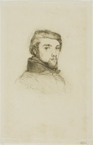 Fantin-Latour portréja alkotó: Félix Henri Bracquemond