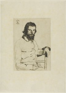 Meryon portréja alkotó: Félix Henri Bracquemond