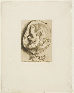Charles Meryon profil portréja alkotó: Félix Henri Bracquemond