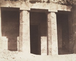 Beni Haçan, Hypogean építészet, Amonei sírja, 1851-52. alkotó: Félix Teynard