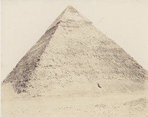 Memphisi Djizeh Necropolis, Chephren piramisa, 1851-52, nyomtatva 1853-54. alkotó: Félix Teynard