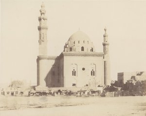 Le Kaire, Haçan le Tombeau szultán mecsete, 1851-52, nyomtatva 1853-54. alkotó: Félix Teynard