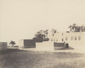 Syout, Arab Dwellings on the Edge of the Nile, 1851-52, nyomtatva 1853-54.
