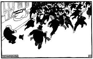 Francia: A tüntetés