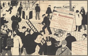 Könyvkabát a "Les Rassemblements"-hez