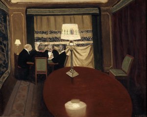 A póker játék alkotó: Felix Edouard Vallotton