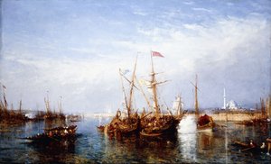 La Corne d"Or, Konstantinápoly, alkotó: Félix Ziem
