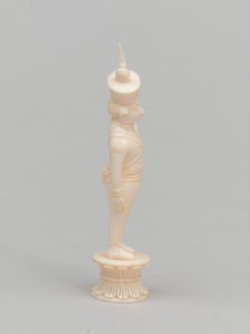 Fehér gyalog, sakkfigura, India, 1820 körül alkotó: Flora Macdonald Reid