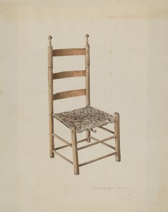 Létra hátsó szék alkotó: Florence Grant Brown