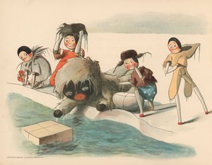 Illusztráció a The Golliwoggs Polar Adventures-hez