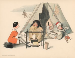 Illusztráció a The Golliwoggs Polar Adventures-hez