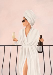 Luxus erkélyes pezsgős reggel alkotó: Flow Line