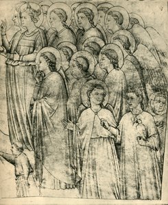 Részlet a „Szegénység allegóriájából”, 14. század eleje-közepe, 1943. alkotó: Follower of Giotto
