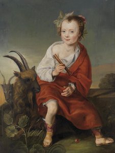 Gyermek furulyával és kecskékkel alkotó: Follower of Jacob Gerritsz. Cuyp