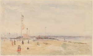 Pourville-sur-Mer alkotó: Follower of James McNeill Whistler