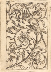 Szőlődísz két madárral alkotó: Follower of Master of the Playing Cards