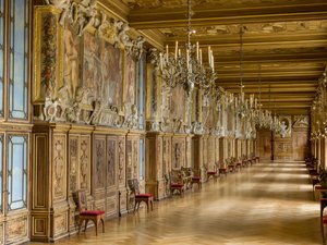 A Francois 1er galéria áttekintése (fénykép) alkotó: Fontainebleau School