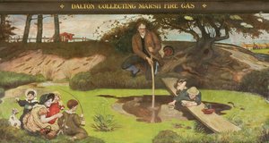 Dalton Mocsári tűzgázt gyűjt alkotó: Ford Madox Brown