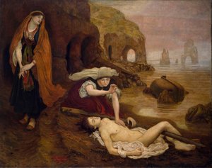 Don Juan megtalálása Haidee által alkotó: Ford Madox Brown