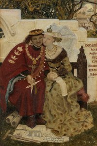 René király nászútja alkotó: Ford Madox Brown
