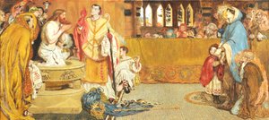 Szent Edwin megkeresztelkedése, 1879 alkotó: Ford Madox Brown