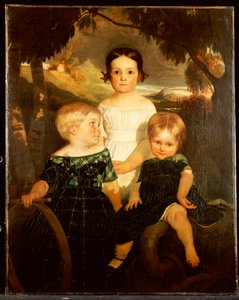 A Bromley-gyermekek, 1843 alkotó: Ford Madox Brown