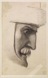 Az igazságosság szelleme - Tanulmány a báró feje számára alkotó: Ford Madox Brown