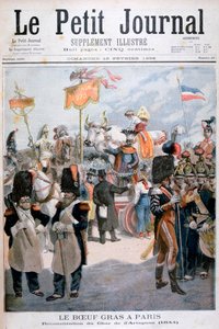 Hízott ökör ünnepségek Párizsban, 1896 alkotó: Fortuné Méaulle