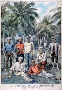 Felkelő kubaiak a spanyol-amerikai háború alatt, 1898 alkotó: Fortuné Méaulle