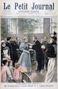 Furtado-Heine asszonyt a Becsületrend tisztjének nevezték ki, 1896 alkotó: Fortuné Méaulle