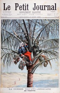 Spanyol kilátó, spanyol-amerikai háború, 1898 alkotó: Fortuné Méaulle