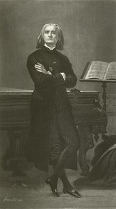 Liszt Ferenc (metszet) alkotó: Fortune Joseph Seraphin Layraud