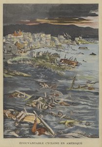 Rettenetes hurrikán Amerikában alkotó: Fortune Louis Meaulle
