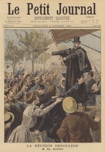Paul Deroulede francia nacionalista politikus beszédet mond alkotó: Fortune Louis Meaulle