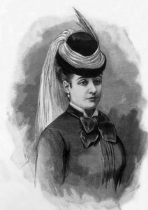 Marie Regnault, a párizsi Montaigne utcai bűncselekmény áldozata 1887-ben (metszet) alkotó: Fortune Louis Meaulle