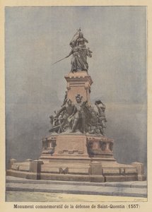 Saint-Quentin 1557-es védelmének emlékműve alkotó: Fortune Louis Meaulle