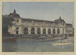 Az új Gare dOrleans a Quai dOrsay-n, Párizsban
