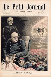 A buli után: Bismarck hercegének születésnapja, a „Le Petit Journal”-ból, 1895. április 14.
