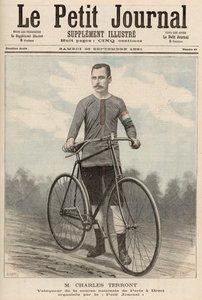 Charles Terront (1857-1932) a "Le Petit Journal" 1891. szeptember 26-i számából.