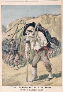 „Crispi veresége”, karikatúra a „Le Petit Journal”-ból, 1896