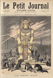 Az Aranyborjú, a „Le Petit Journal”-ból, 1892. december 31