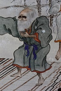 A tizennyolcadik századi ainuk nagy vezetői: Itokoi és Shinichi Akkeshi-ből, Chosama Uraashibetsu-ból és Shonko Noshappu-ból, különösen, illusztráció.